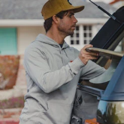 Seaview Hoodie | Grey -Almond Surfboards Store 2E1A4676