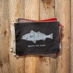 White Sea Bass Flag -Almond Surfboards Store 345A3175