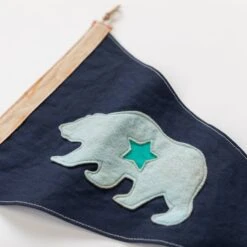 Slightly Choppy <br> California Bear Flag -Almond Surfboards Store 7Z4A0474