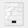 Atlantic Surf Spots | Poster (B/W) -Almond Surfboards Store ATLANTIC PRINT GREYcopy