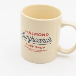 Surf Shop Mug | Almond 9 Surf Shop Mug | Almond -Almond Surfboards Store Almond surf shop mug ALM detail