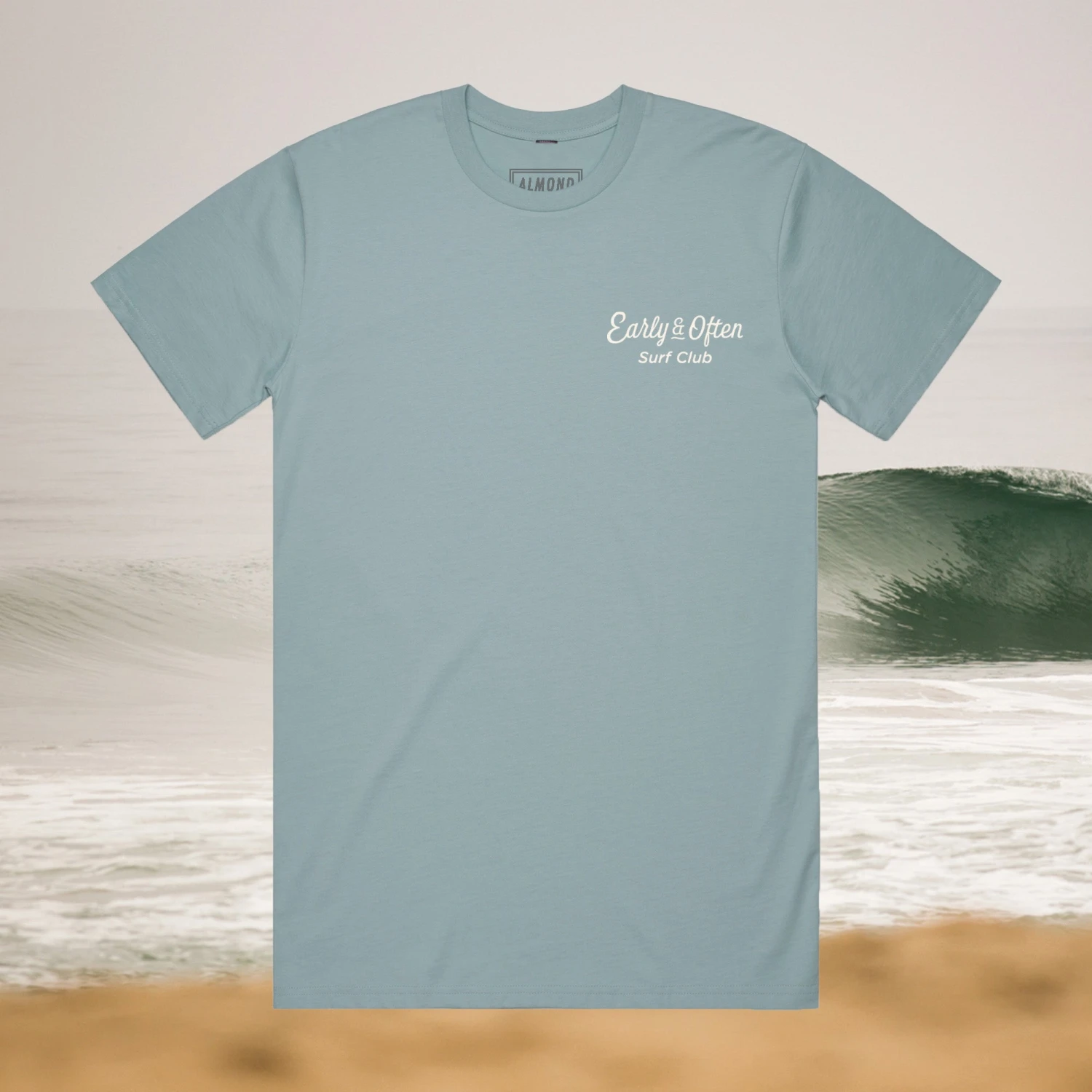Surf Club President Tee | Slate Blue 4 Surf Club President Tee | Slate Blue - Image 2
