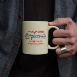 Surf Shop Mug | Almond 8 Surf Shop Mug | Almond -Almond Surfboards Store almond surf shop mug