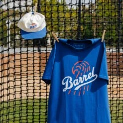 Barrel Dodger Tee | Blue -Almond Surfboards Store almondbaseball 7