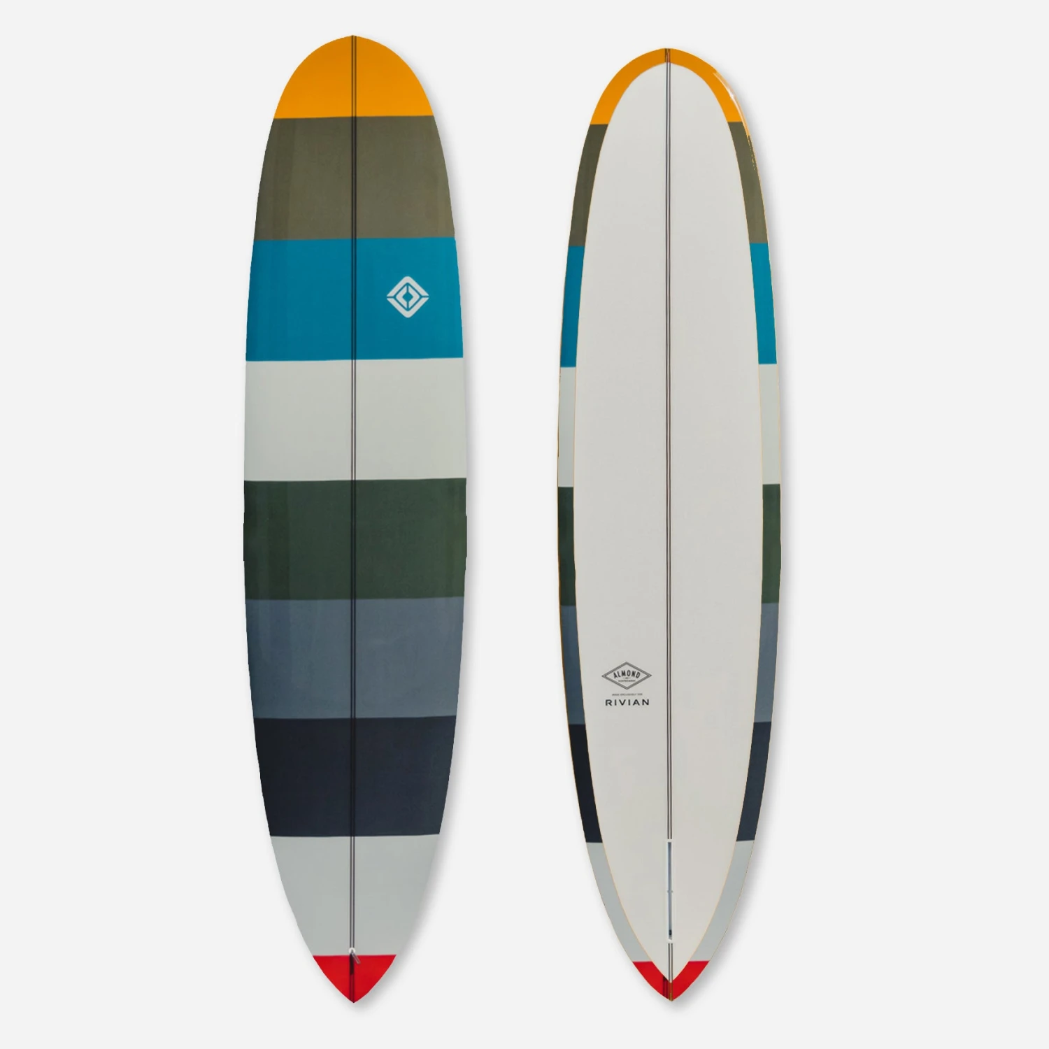 Almond X Rivian 8'0 Joy Surfboard 4 Almond X Rivian 8'0 Joy Surfboard - Image 2