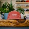 Service Cord Hat | Jam -Almond Surfboards Store red shop hat