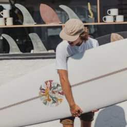 Shaka Hat | Khaki -Almond Surfboards Store shaka kbut 002
